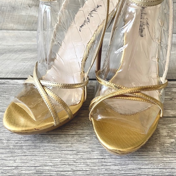 Michael Antonio Gold Platform Stiletto Heel - Picture 4 of 12